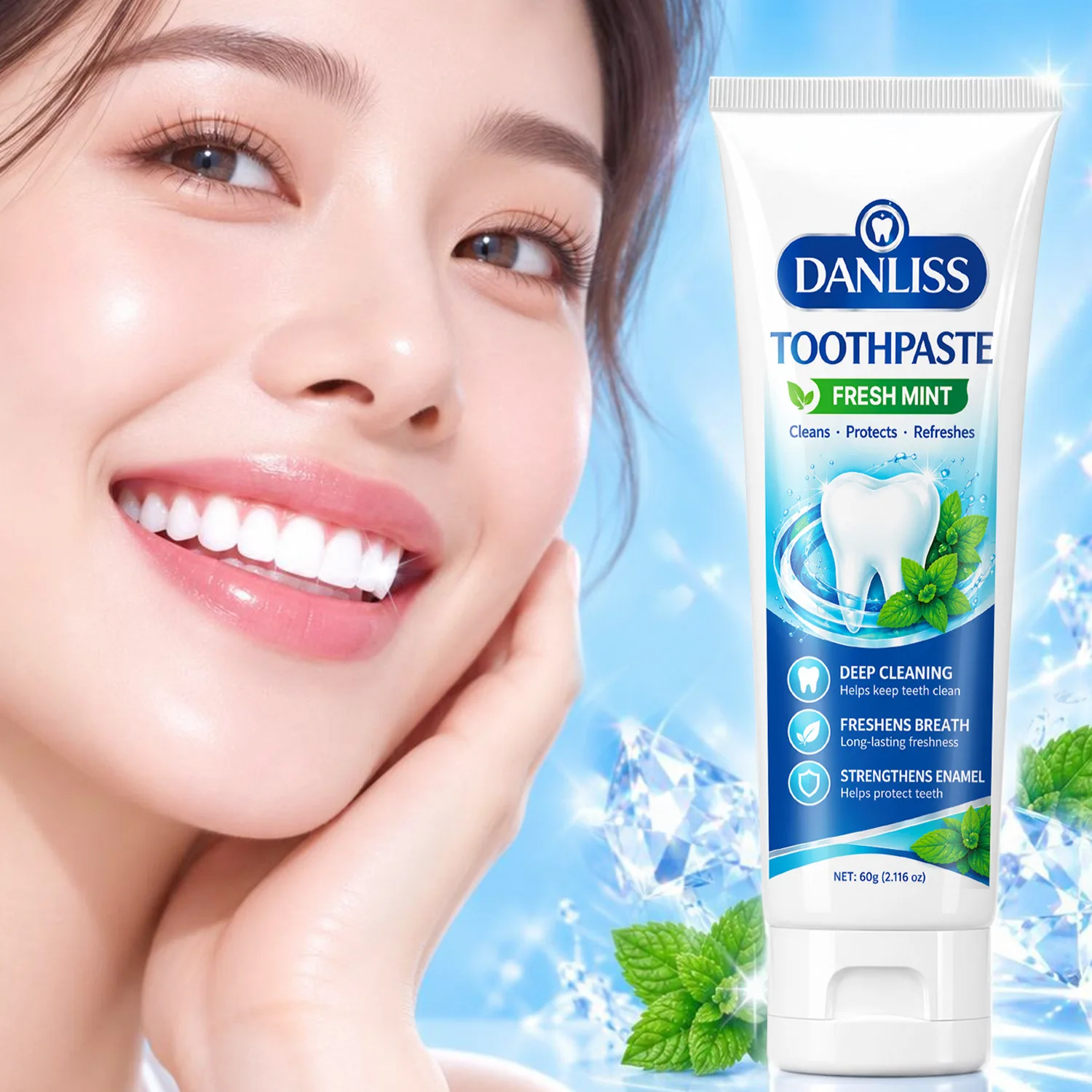 pasta-de-dente-de-menta-fresca-formula-natural-com-extratos-de-plantas-hortela-pimenta-Oleo-de-coco-e-extrato-de-melaleuca-limpeza-profunda