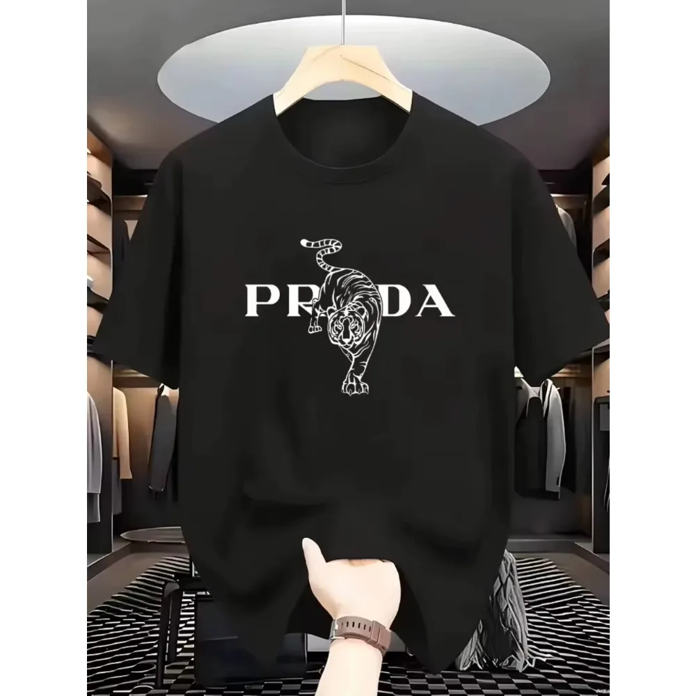 High Street Cartoon Graphic T‑Shirt Unisex Polyester Micro‑Elastic Breathable Crew‑Neck Short Sleeve Streetwear Casual Tops