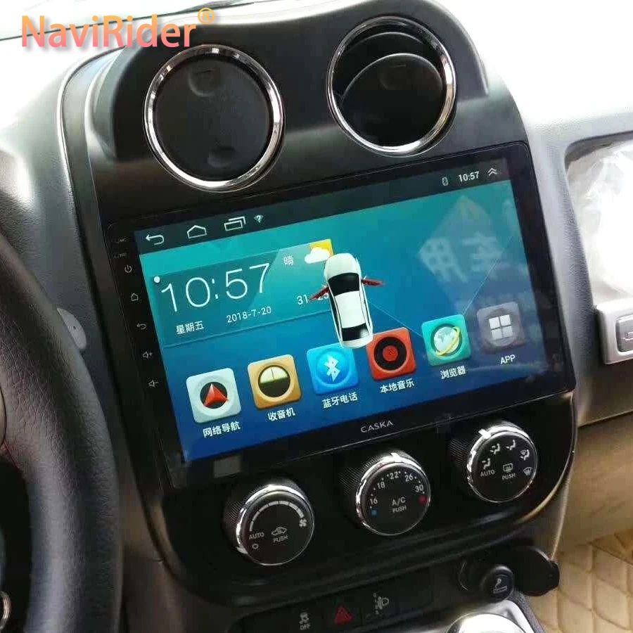 

8GB+128GB AI Voice CarPlay Car Radio For JEEP Compass Patriot 2010-2016 GPS Navigation Android 13 Multimedia Video Player 2Din