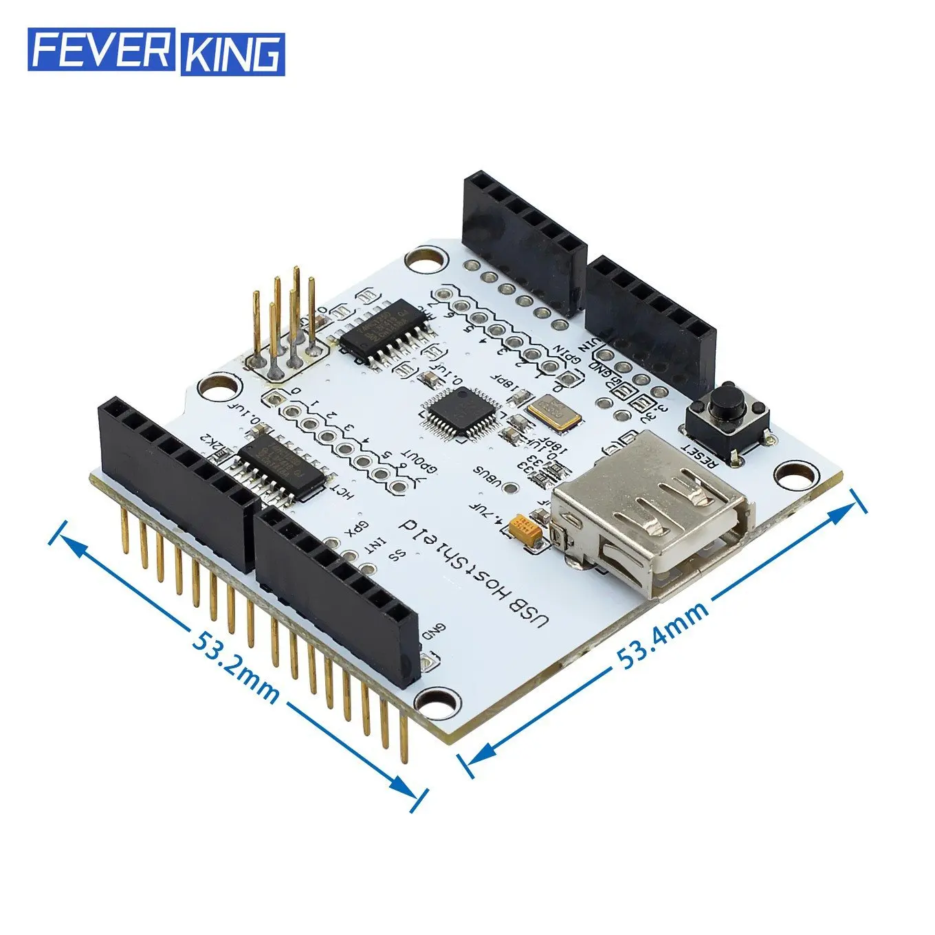 Usb Host Shield 2.0 Voor Arduino Voor Uno Mega Adk Compatibel Voor Android Adk Diy Elektronische Module Board