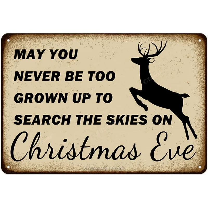 

Christmas metal painting, coffee shop, bar, beer decoration, handicrafts, retro wall signs
