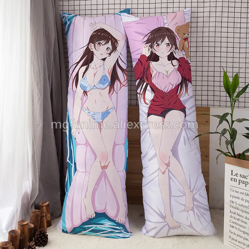 Rent A Girlfriend Dakimakura Anime Sakurasawa Sumi Pillowcase Home Bedding Hugging Body Pillow Case