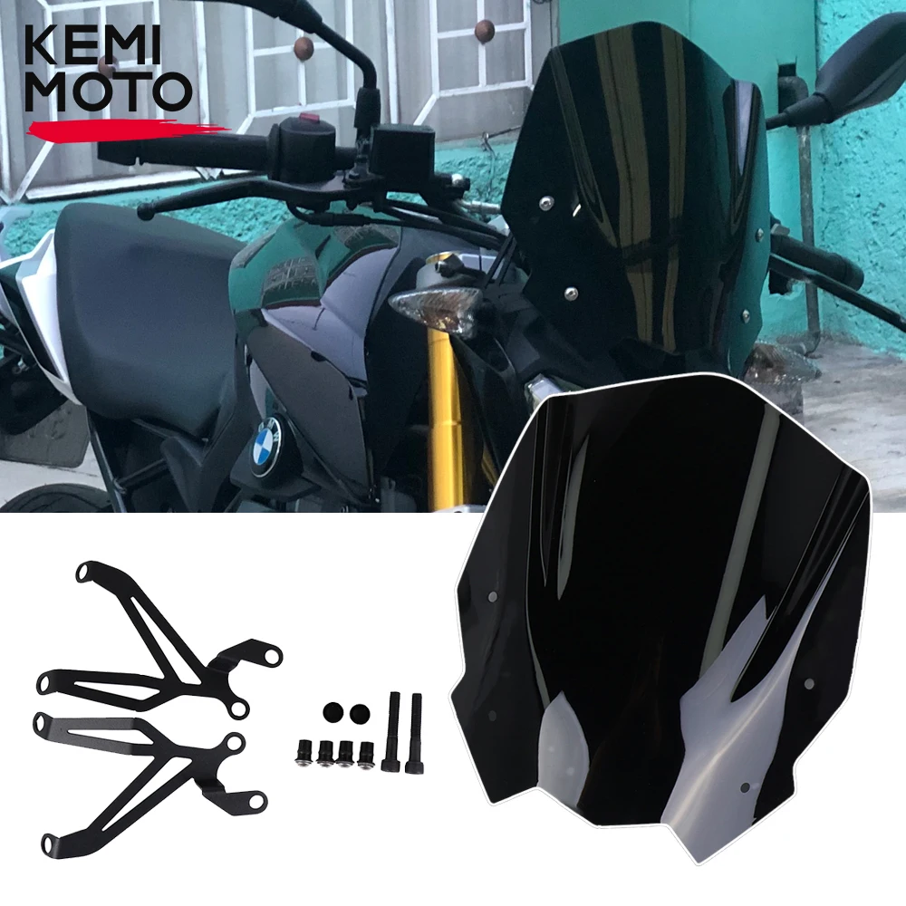 Para bmw g310r g 310r 2017-2022 pára-brisas com suporte de montagem defletor g310 r acessórios da motocicleta plástico abs