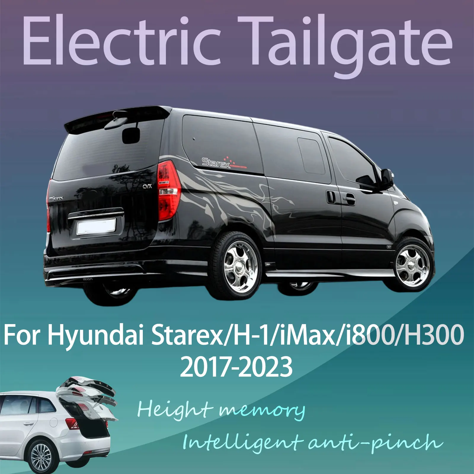 Для Hyundai Starex/H-1/iMax/i800/H300 2017+ Электрический модифицированный дверь багажника с интеллектуальным автоматическим подъемом и управлением с ключа