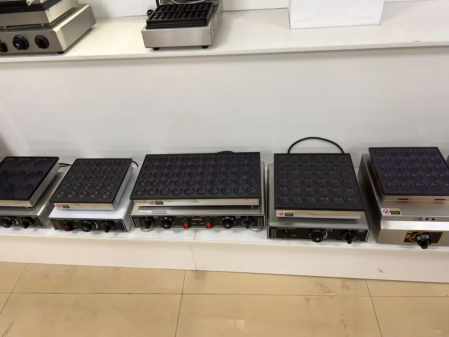 Ice Cone Maker Machine Square Waffle Maker Machine Commercial Snack Machine