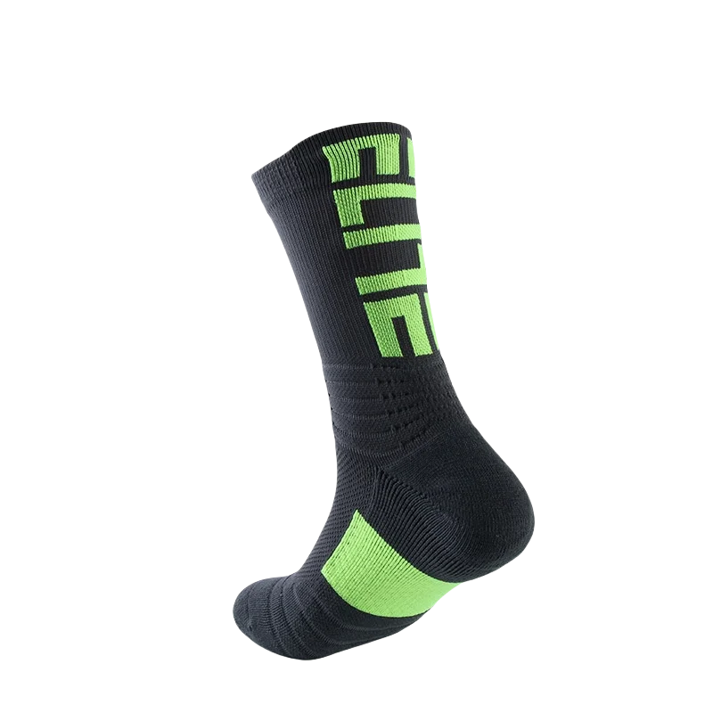 3 pairs of men\'s elite socks, basketball socks, looped thickened anti slip football socks, sports socks, trendy socks, and middl