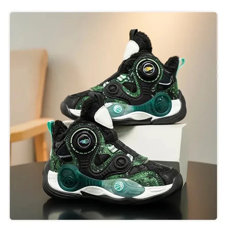 

Баскетбольные кроссовки для соревнований, новинка 2024, дышащая нескользящая спортивная обувь на шнуровке, легкие кроссовки для детей