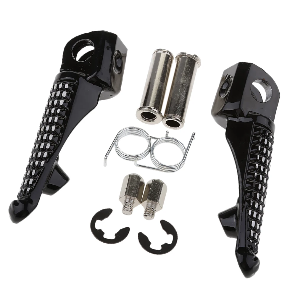 2 Pcs Motorcycle Footrest for Pedals for Kawasaki ZX-6R ZX-10R