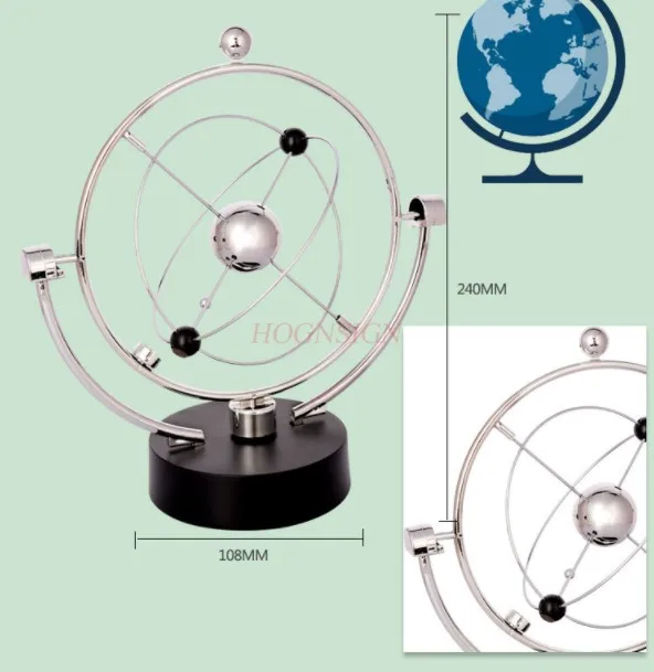 Newton pendulum ball creative celestial orbit perpetual motion instrument rotating electromagnetic pendulum magnetic swing