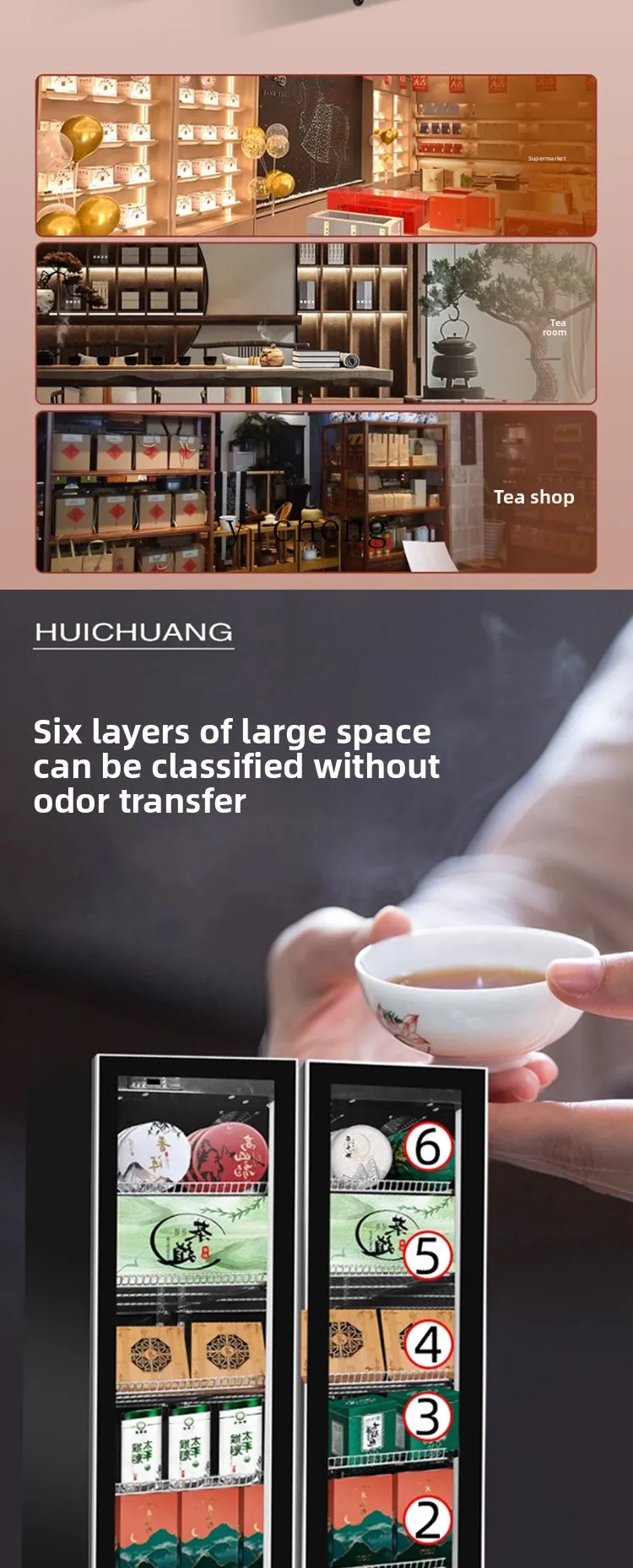 

LX Tea Refrigerated Fresh-keeping Cabinet Storage Special Three-door Freezer Display Cabinet