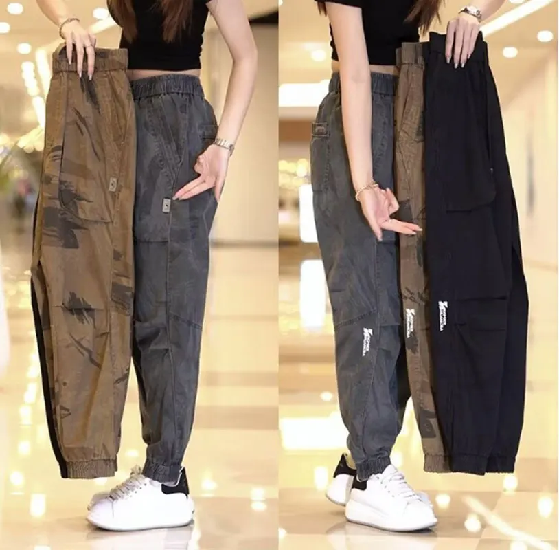 Trendy Men's Leg Tight Pants Versatile Ins Hong Kong Trendy Men's Pants