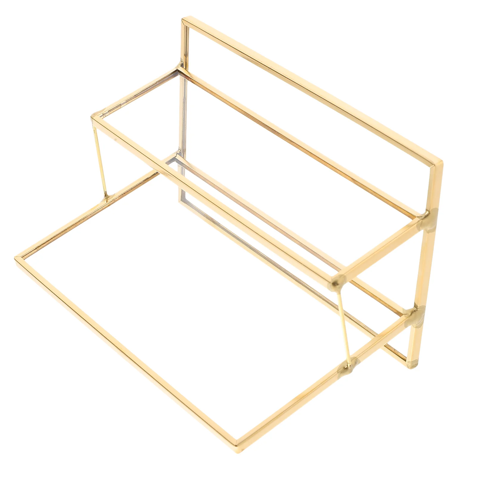 

Desk Organizer Business Card Holder Display Sturdy Brass Frame Card Storage Case for Home Office Elegantly Designed Name Cards