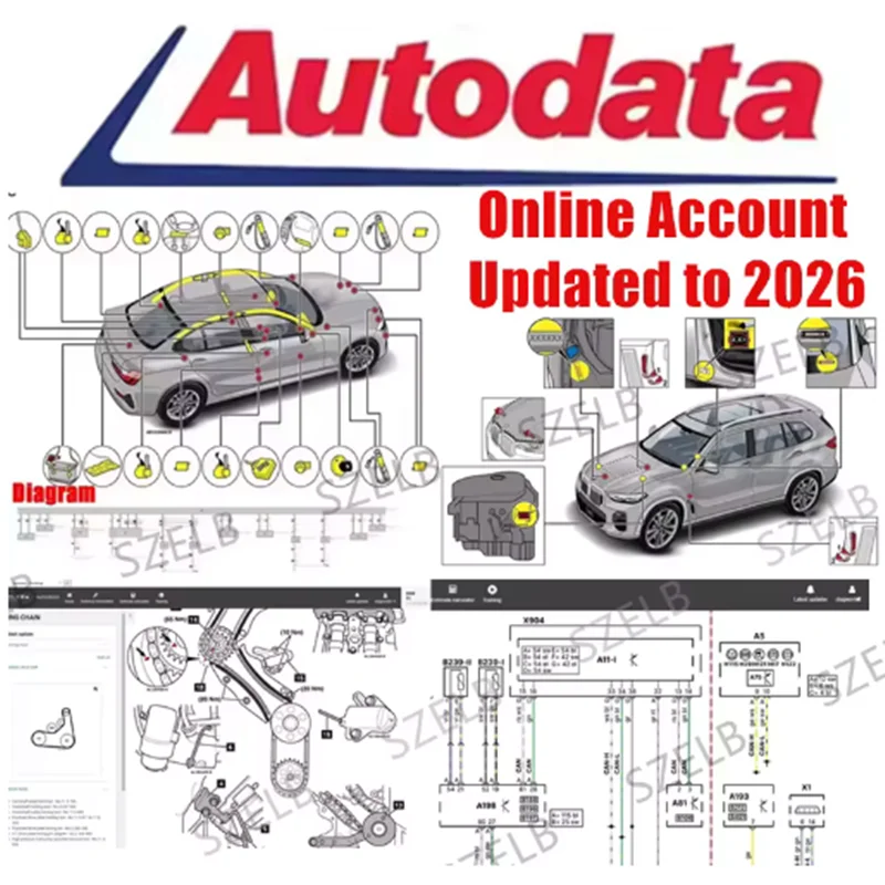 حساب عبر الإنترنت لعام 2026 لخطيط بيانات السيارة Alldata أحدث برنامج إصلاح السيارات لورشة العمل جميع البيانات Hay-nes PRO يدعم الهاتف المحمول/الكمبيوتر