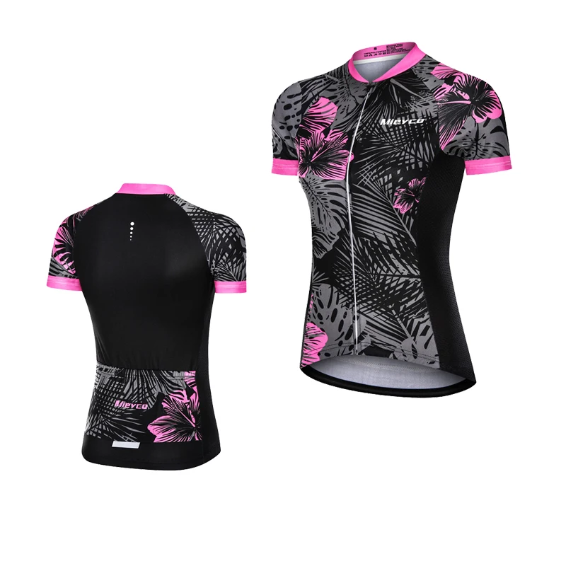 Summer Comfortable Cycling Clothing Women\'s Slim Short Top Bicycle Jersey Outdoor Sportswear Riding Clothing Roupas Femininas