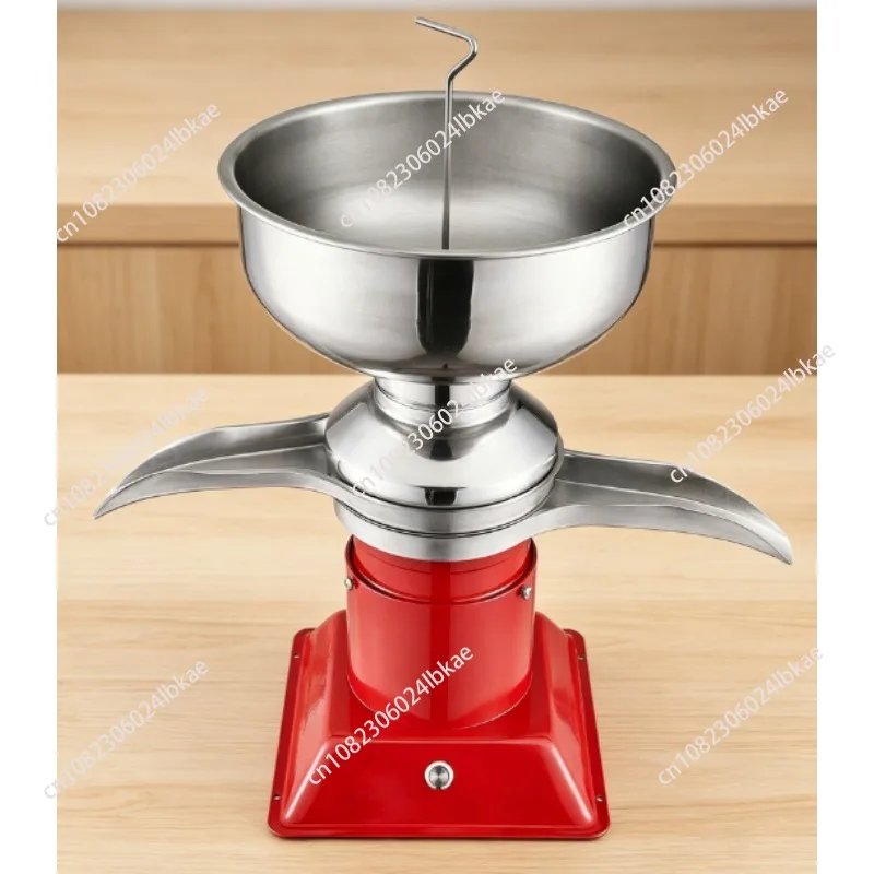 Stainless steel electric cream separator, 5l capacity milk bowl, goat milk skimming machine, 100l/h output