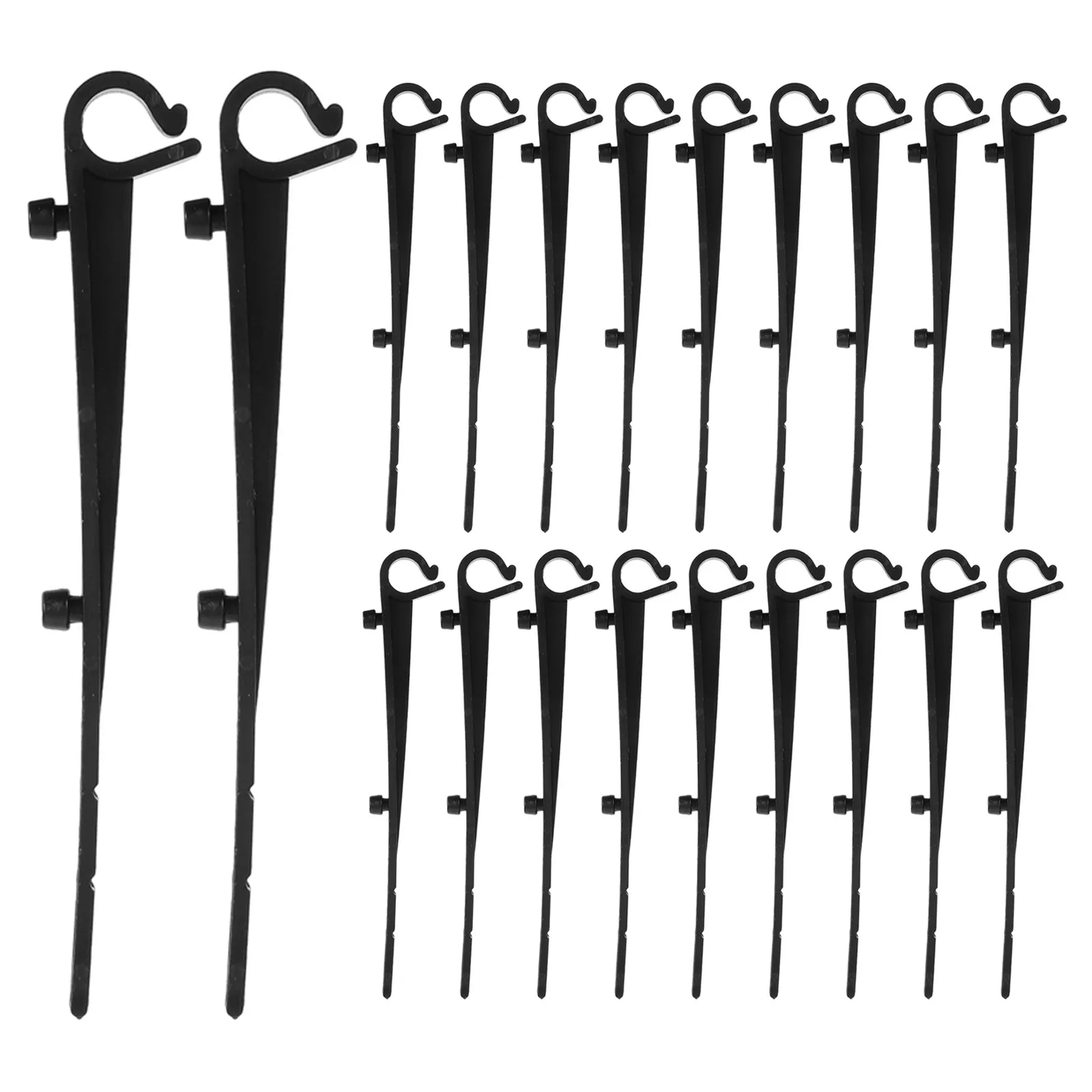 60Pcs Black Gutter Guard Clips Tool-Free Installation Universal Mesh for Roof Gutters Leaf Debris Prevention