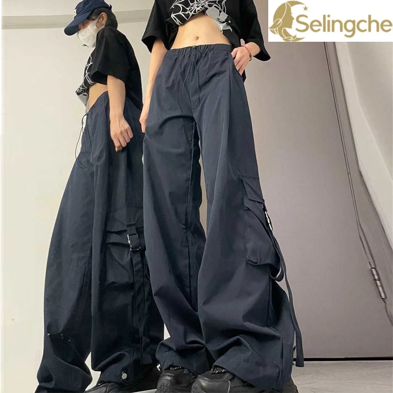 Instagram Maillard Spring/Summer Thin Men's and Women's Casual Pants Street Dance Straight Tube Wide Leg Work Dress Leggings