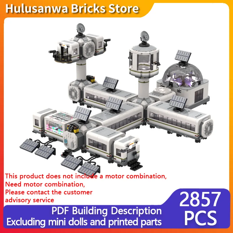 

Popular Game Model MOC Building Bricks Science Fiction Research Base Modular Technology Gifts Holiday Assemble Children Toy Suit