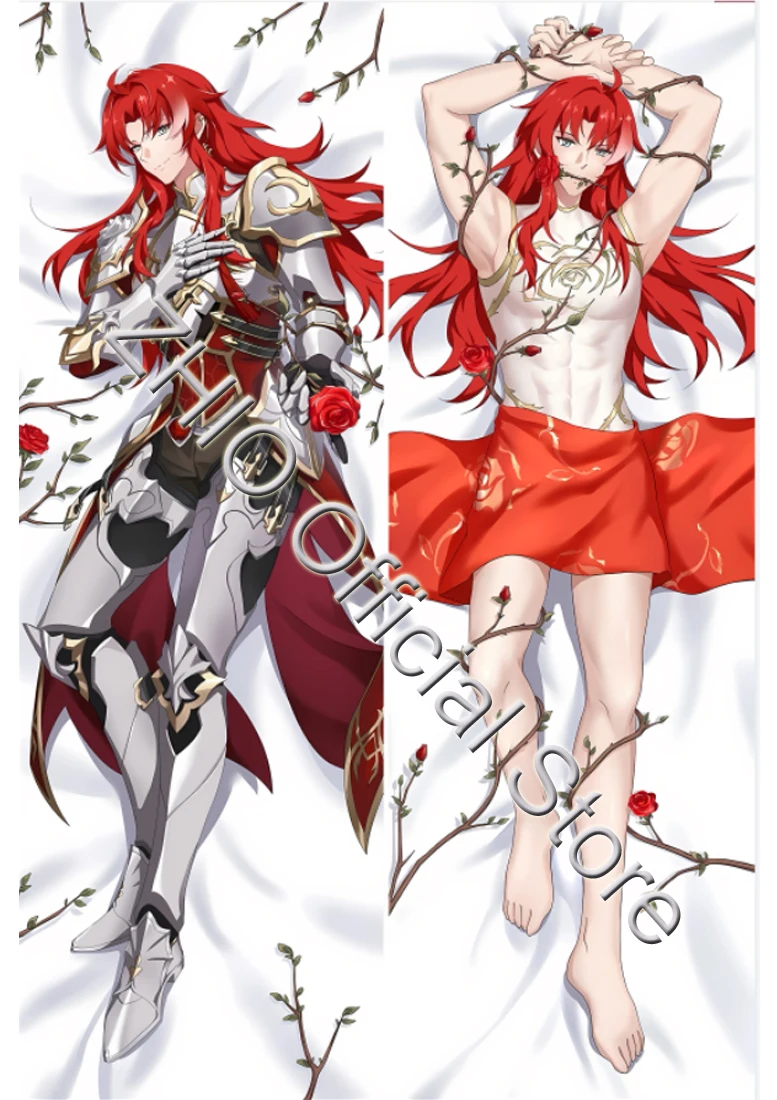 Honkai: Star Rail Argenti Dakimakura 2WAY Hugging Body Pillow Case Gift Anime Game Pillow Cushion Cover Otaku Waifu