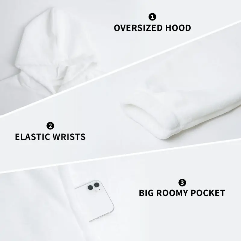 Hippie Flower Floral Retro Bla - Sherpa Hoodie Fleece recension och pris