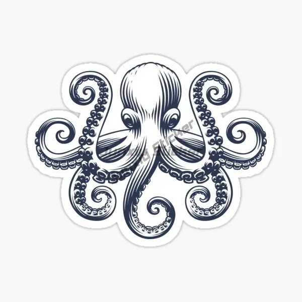 Cthulhu Great Old Ones Octopus Monster Tentacles PVC Sticker for Decorate Wall Car Van Bicycle Window Motorcycle Off-road Decal