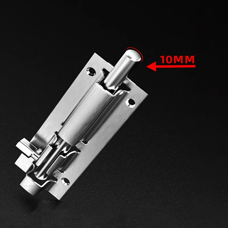 1 قطعة الفولاذ المقاوم للصدأ السلامة المفصلي قفل Soor قفل انزلاق قفل باب خزانة الملابس قفل الترباس اكسسوارات أثاث أجهزة الديكور