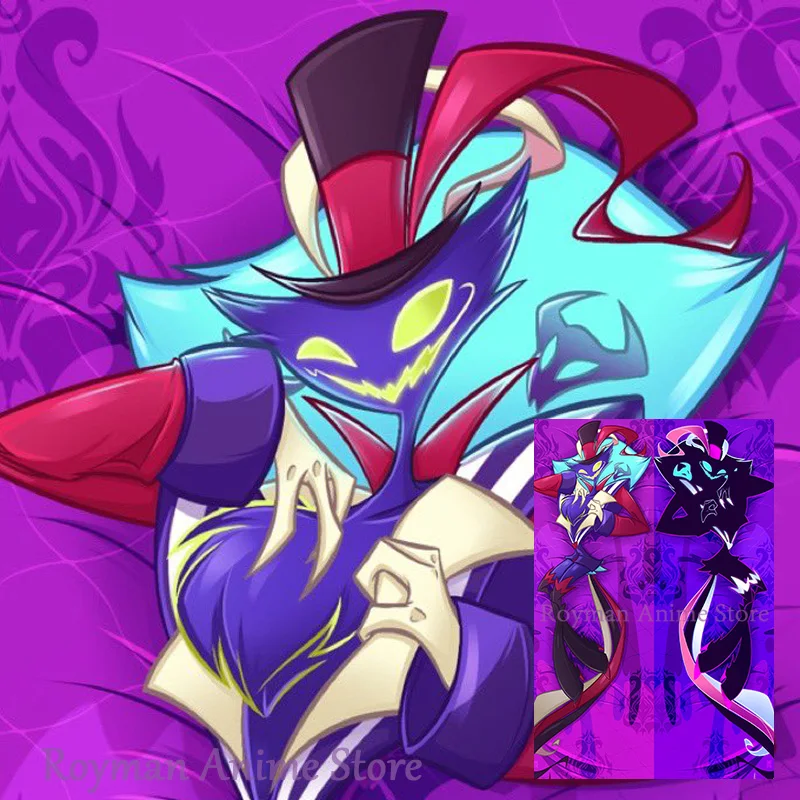 

Dakimakura Stolas Anime Double Sided Print Life-size Body Pillow Cover Halloween Christmas Decoration