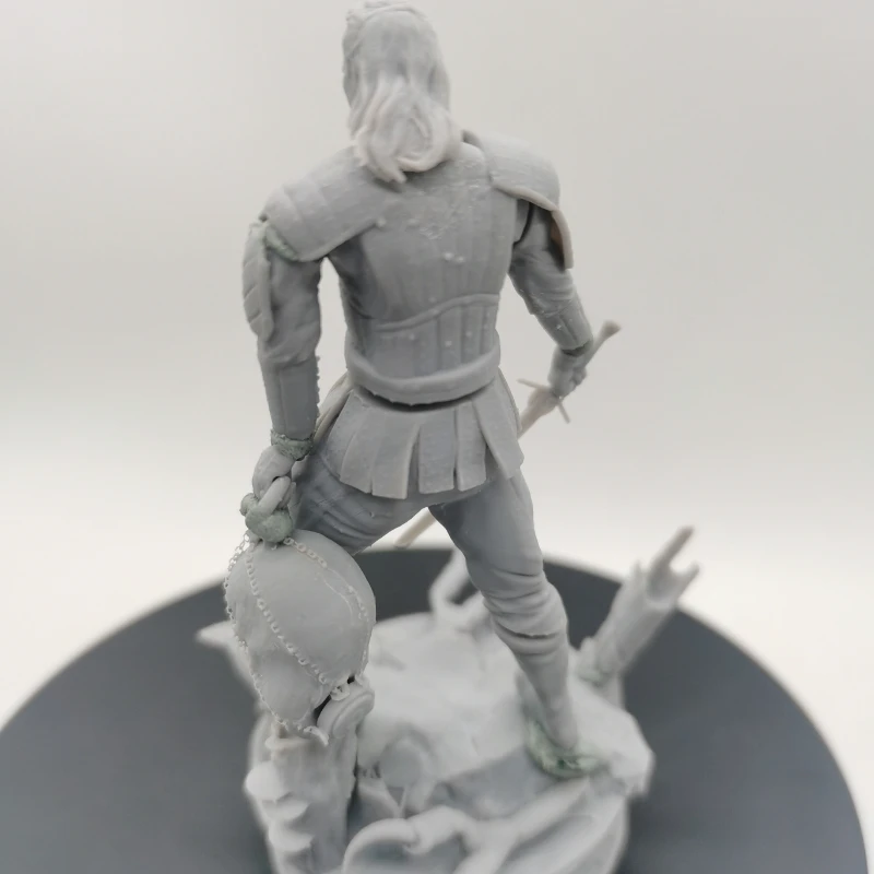 Resin Model Figure, 1/24 Scale Dragon Slayer, GK, Unassembled and Unpainted Kit, 3D DIY Toy