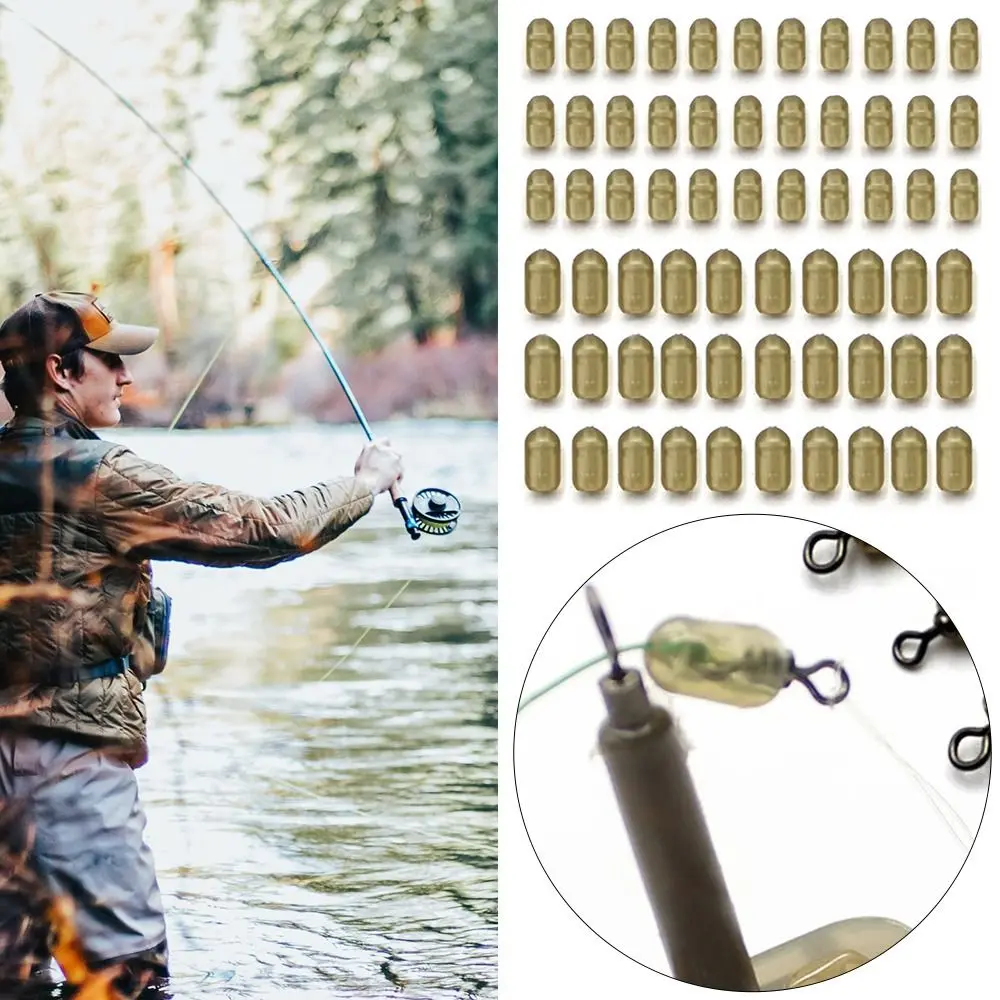 

Hot Connector Accessories Fishing Tackle Swivel Stop Beads Feeder Coarse Spinner Swivel Carp Fishing