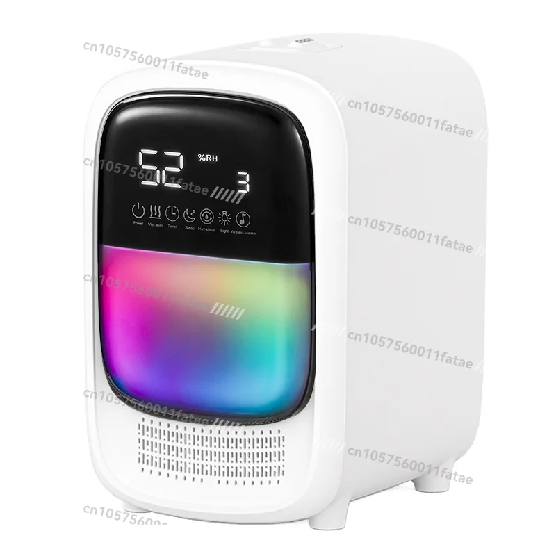 3.5L Desktop Humidifier, Double Spray Heavy Fog Bluetooth Music