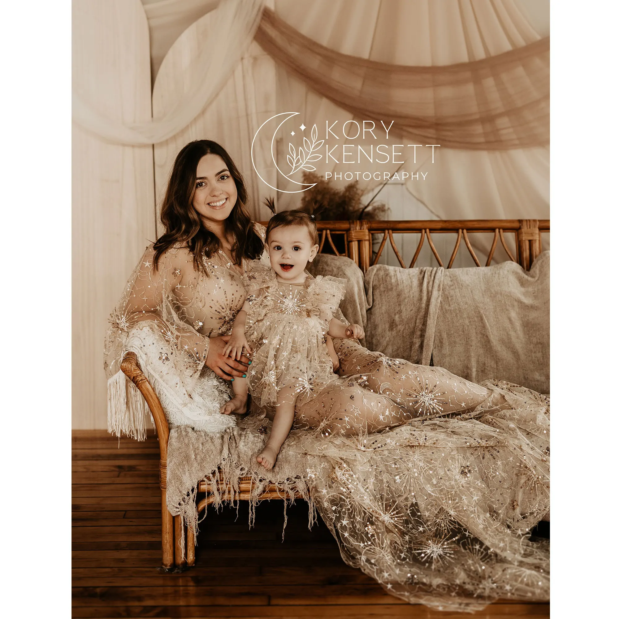 Don&Judy Sparkly Sequin Mommy And Me Dresses Set Mother Daughter Party Wedding Gown Girls Kid Pregnant Family Photography Outfit