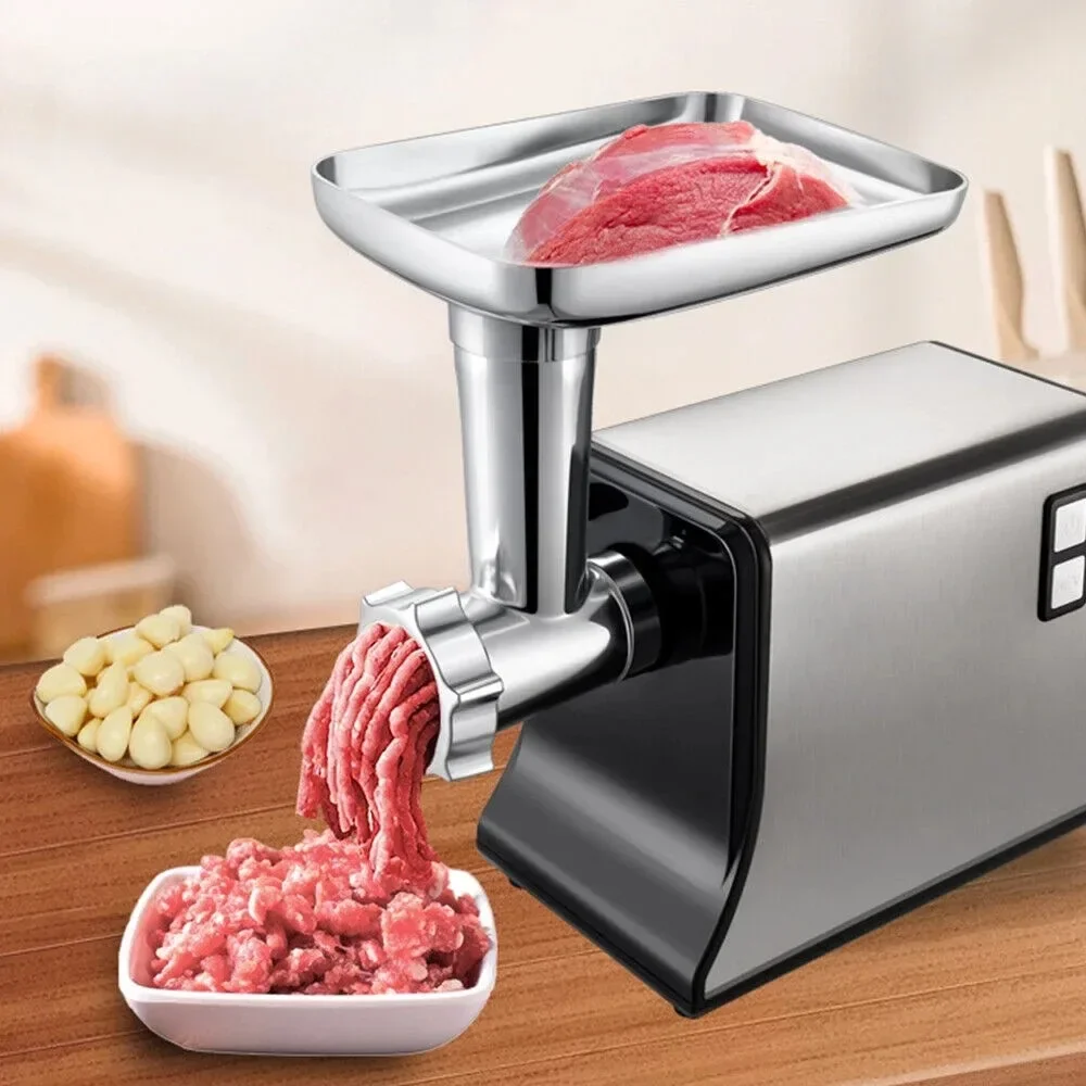 

Electric Meat Grinder, Heavy Duty Meat Mincer Sausage Stuffer Maker with 3 Stainless Steel Grinding Plates, Food Grinder Sausage
