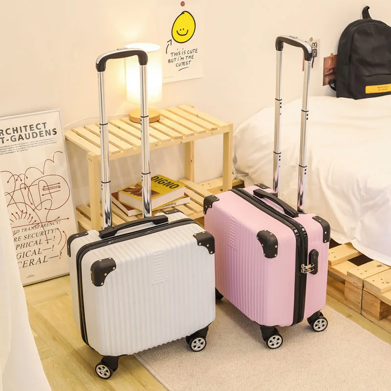 Small Password Travel Box Men's and Women's Lightweight Luggage Boarding Box Universal Wheel Trolley Box Small Suitcase