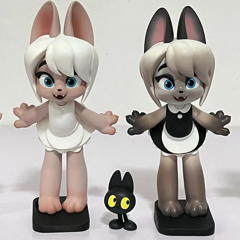 Kongzoo Reine Natürliche Maid Katze Kawaii Blind Box Puppe Action Figur Ornamente Sammeln Kinder Weihnachten Geburtstag Überraschung Geschenk Spielzeug