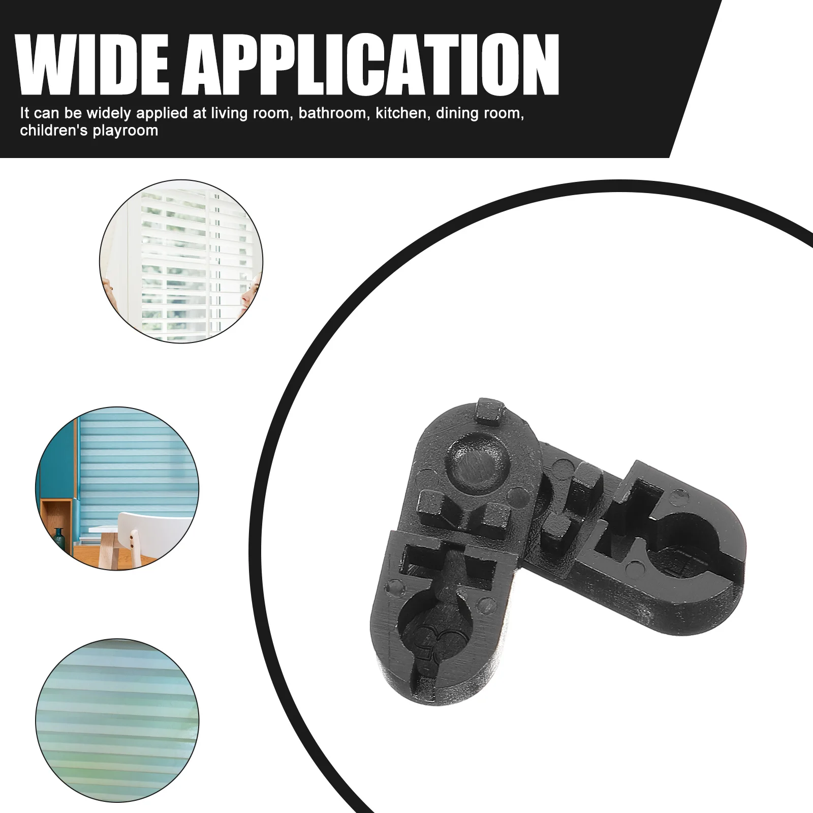 

20Pcs Vertical Blind Chain Connectors for Vertical Blinds Repair Kit Replacement Parts Accessories Blind Clips