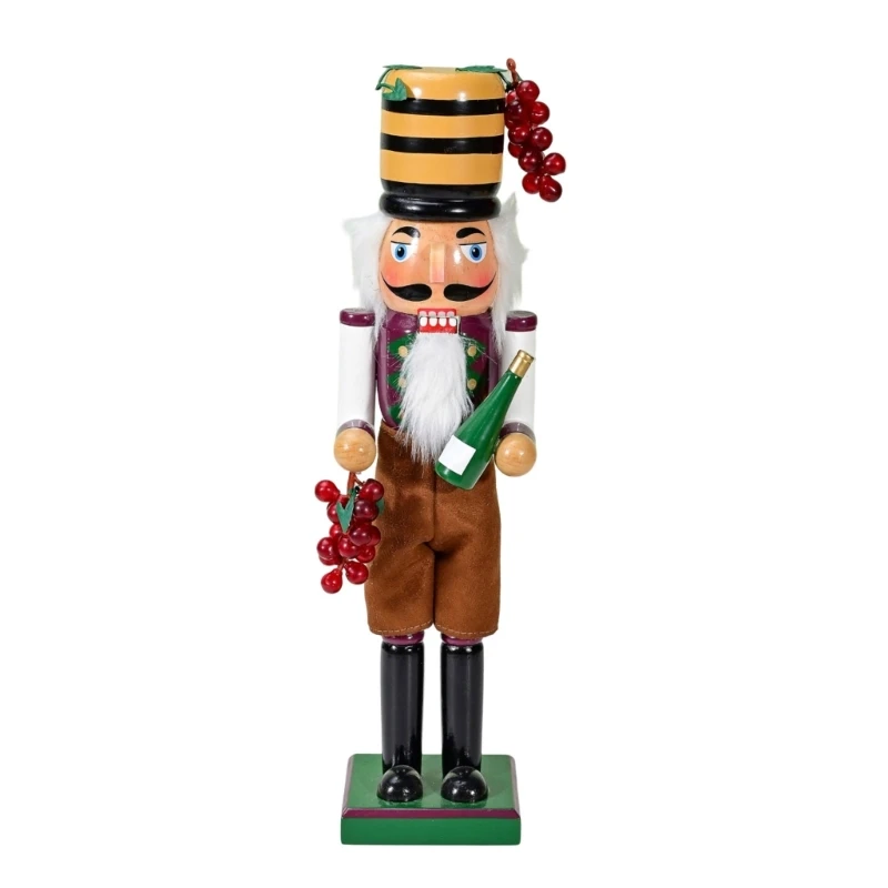 Y1UB Unique Nutcrackers Figurines Christmas 38cm Beach Man Good Luck