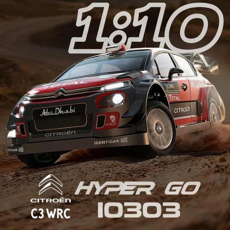 

MJX Новый 10303 Лидер продаж Citroen C3 Drift Car Раллийный автомобиль 70 км/ч Полный привод Бесщеточный RC Высокоскоростной автомобиль с дистанционным управлением RTR