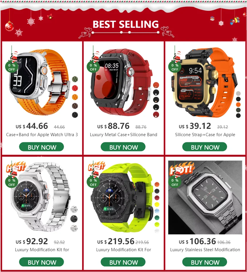 TPU-Gehäuse + Armband für Apple Watch Ultra 2 1, Gummischlaufenband, 49 mm, Silikon-Herrenarmband für IWatch-Serie 9 8 7 45 mm, 6 5 4 Se 44 mm – Detail 1