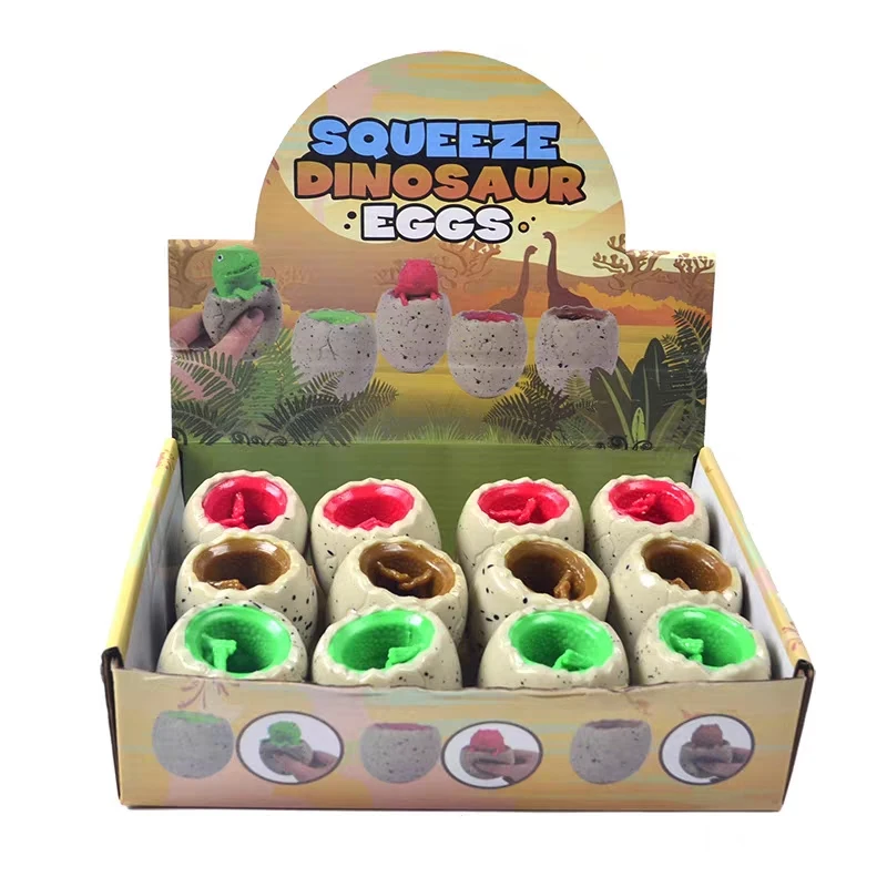 Creative Vent Dinosaur Cup Toys Kids Adults Stress Reliefing Sensory Squeeze Games Funny Decompression Squeeze Fidget Toys Gifts