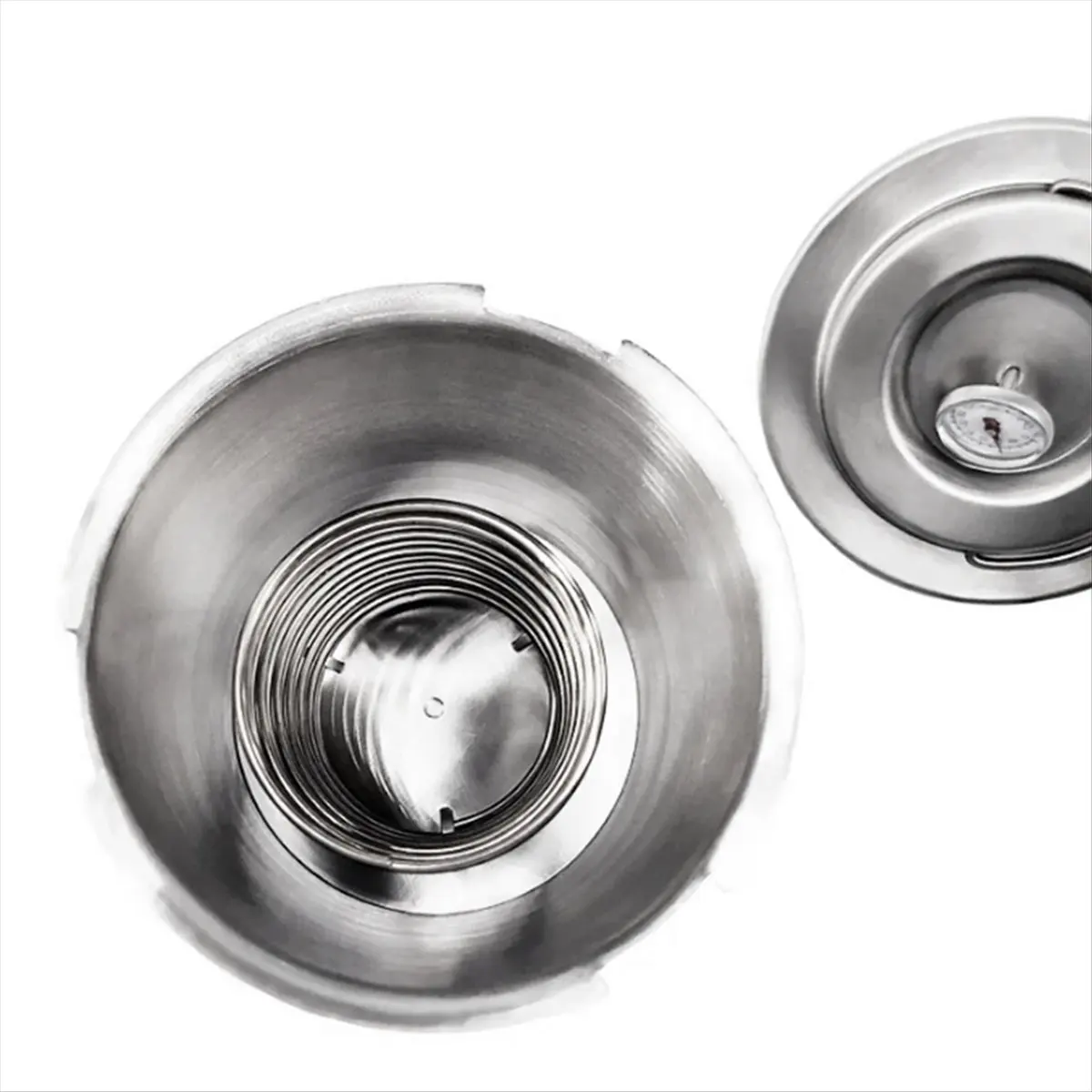 Stainless Steel Ham Press Maker Machine with Thermometer, Meat Poultry Kitchen Cooking Tools &LICG