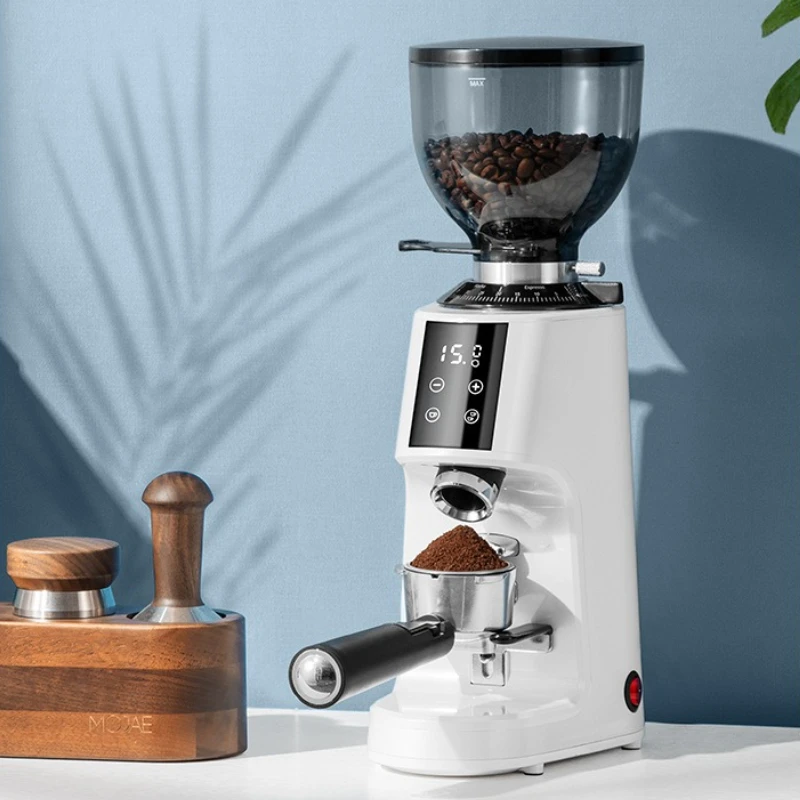 เครื่องบดเมล็ดกาแฟอัตโนมัติ ปรับความละเอียดได้ เครื่องบดไฟฟ้าระดับมืออาชีพ พร้อมหน้าจอสัมผัสอัจฉริยะ