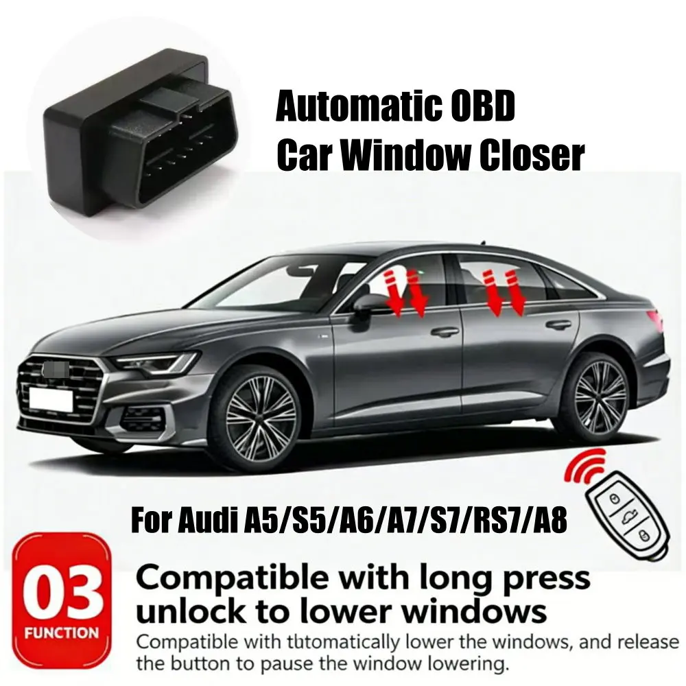 

Automatic Car Window & Sunroof Close Lifter Module For Audi A5/S5/A6/A7/S7/RS7/A8 OBD OBD-II Closer Decoder Accessories Kit