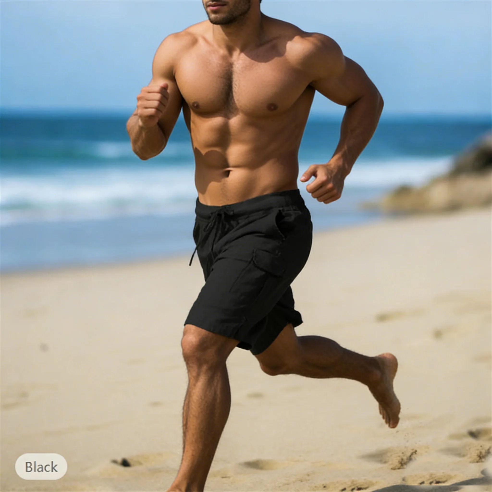 

Летняя распродажа 2026: Прочные спортивные шорты, модный однотонный базовый стиль, идеально подходят для деловых поездок