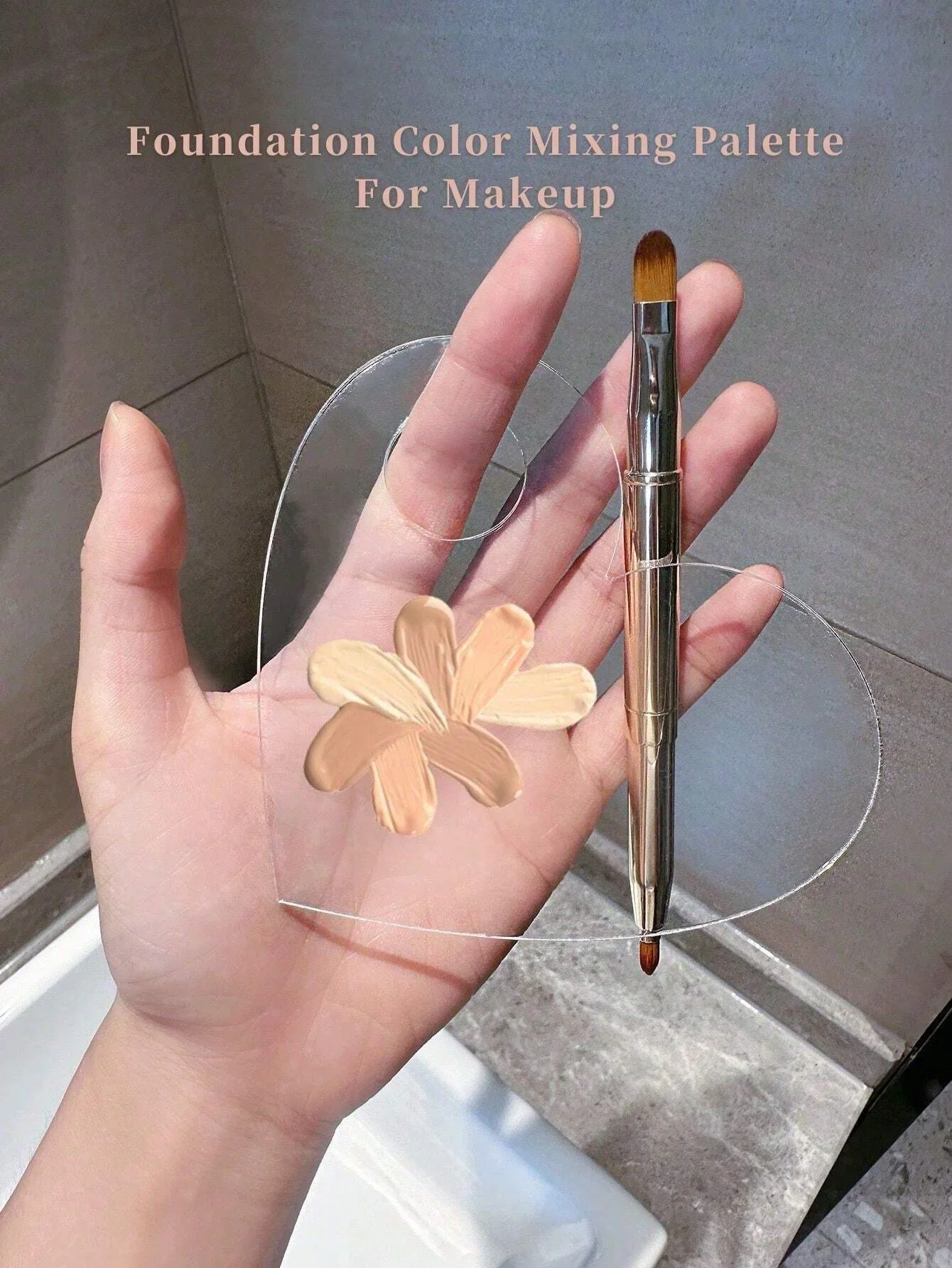 Acrylic Makeup Palette Spatula Liquid Foundation Eye Shadow Mixing Cream Pigments Nail Art Manual Cosmetic Beauty Tools