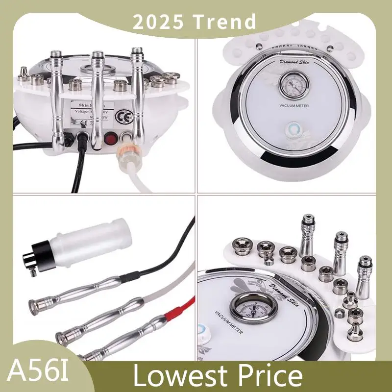 

Hot Sale 1 Set 3-In-1 Professional Dermabrasion Facial Skin Care Equipment For Home Use EU Plug
