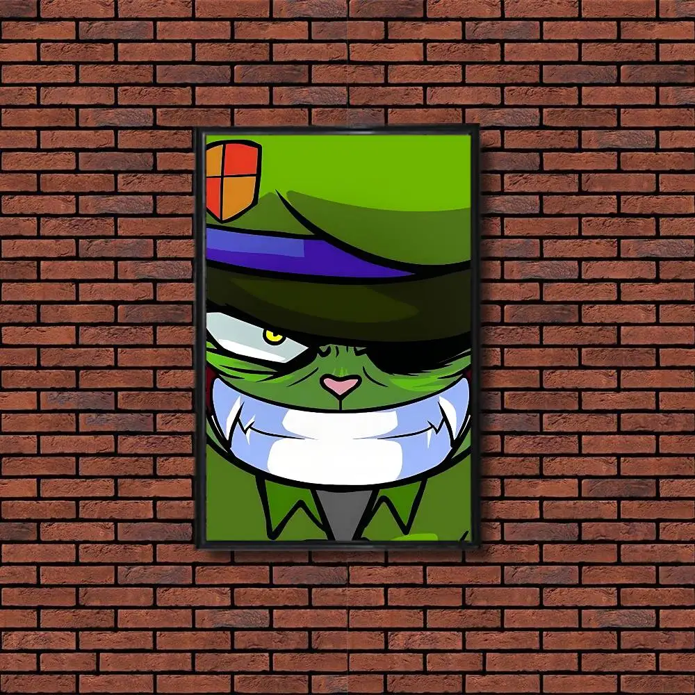 This is mine cute Tree Friends Poster HD Art Sticky Wall Waterproof Home Living Room Bedroom Bar Aesthetic Decoration