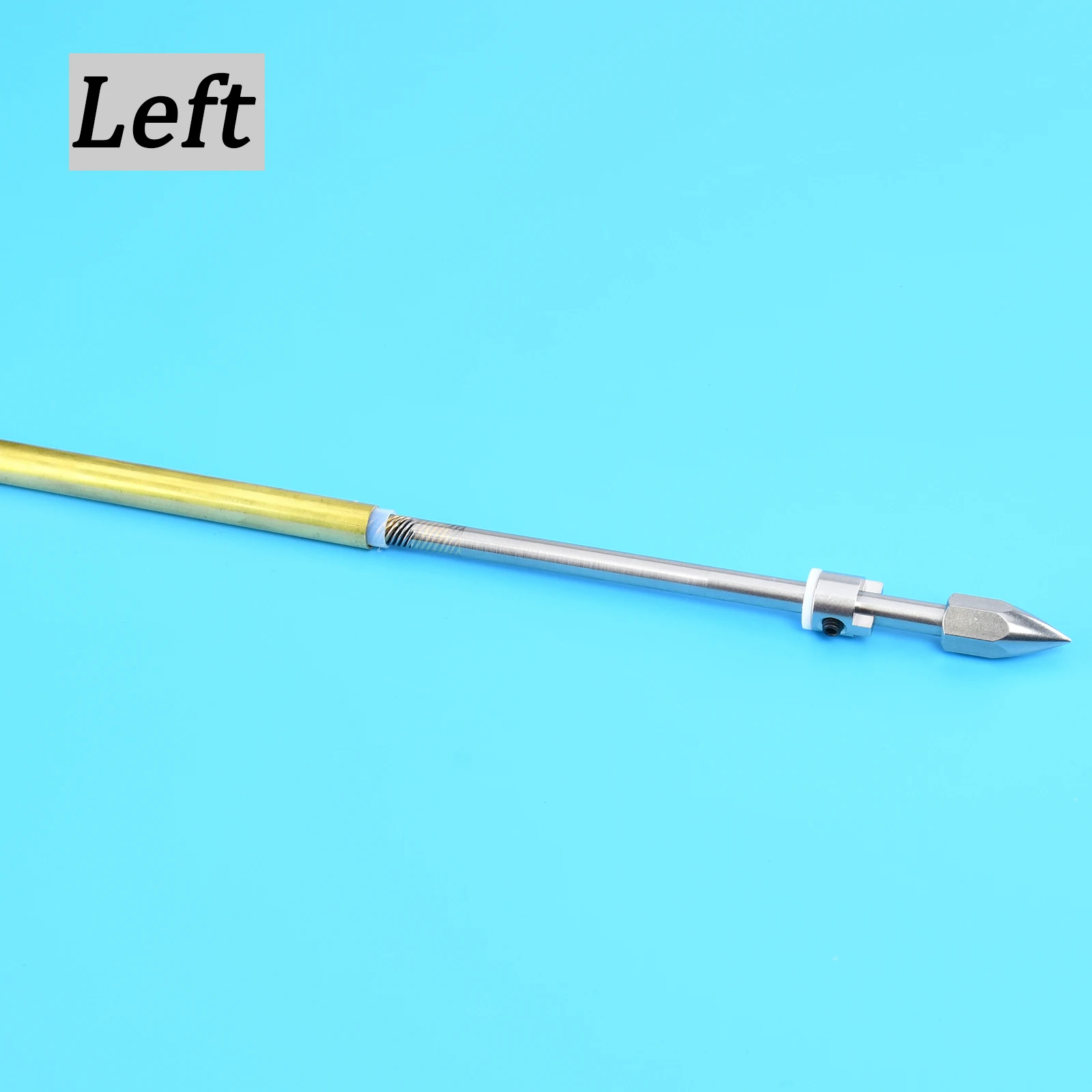 6.35 مللي متر 1/4 ''فليكس كابل الدعامة رمح إجمالي L700mm + أنبوب نحاسي + أنبوب بلاستيكي + محرك الكلب + الدعامة الجوز + طوقا/مجموعة ل RC قارب الغاز