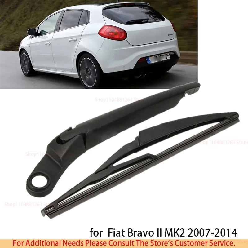 

11" Rear Windshield Wiper Arm And Blade For Fiat Bravo II MK2 2007-2014 Windscreen Wiper Car Accessories Easy Installation