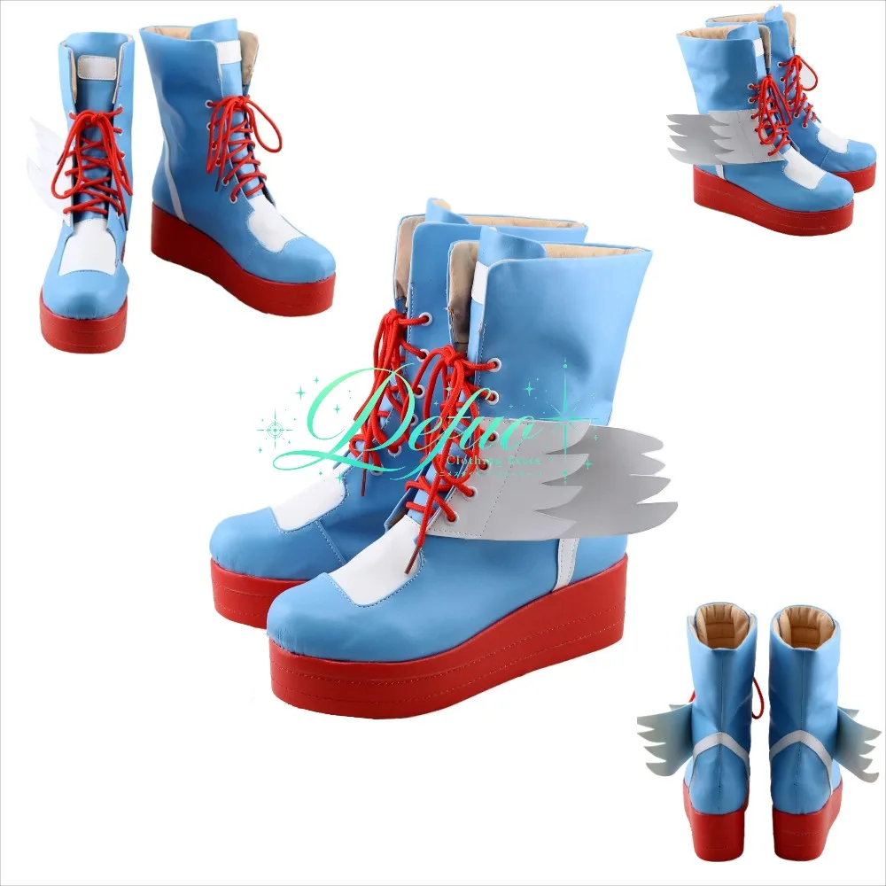 Anime Girl Cosplay Shoes Custom Made from Reference for Valentine Costume Event Anime Convention and Photo Shoot