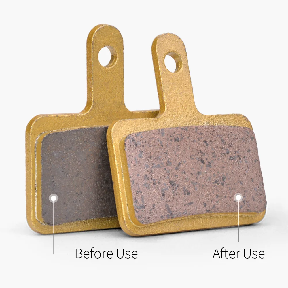 وسادات فرامل الدراجة المعدنية بالكامل من JSHOUBIKE مقاومة للاهتراء ومنخفضة الضوضاء لـ Hayes: Sole، MX2/ MX3/ MX4/ MX5، CX5، GX-C، GX2 #5